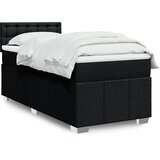  Box spring krevet s madracem crni 90x190 cm od tkanine | shoptok.hr