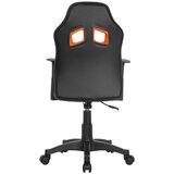 MID.YOU Mladinski Vrtljiv Stol Kid Racer Al, Črna, Oranžna | Shoptok.si