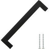  Ručke za ormarić 10 kom crne 160 mm od nehrđajućeg čelika | shoptok.hr