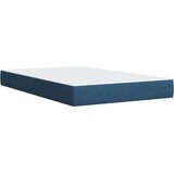  Krevet s oprugama i madracem plavi 120 x 190 cm od tkanine | shoptok.hr