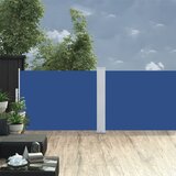 Maison Chic Zložljiva stranska tenda - Senčniki modra 120x1000 cm, (22039634) | Shoptok.si