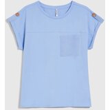 Marisse T-Shirt With A Pocket, Blue | Shoptok.si