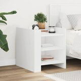 The Living Store Nočna omarica bela 45x50x50 cm inženirski les - Nočna Omarica, (21568473) | Shoptok.si