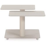 Marckeric Kremno bela steklena klubska mizica 54x115 cm Elvi – | Shoptok.si