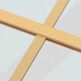  Klizna vrata zlatna 90 x 205 cm prozirno staklo ESG i aluminij | shoptok.hr