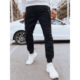 DStreet Spodnie męskie dresowe joggery czarne Cene