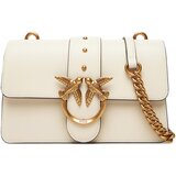 Pinko Ročna torba Love One Mini ST.CL Al 25-26 PLTT 105856 A0F1 Bela | Shoptok.si