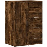 Maison Chic Komoda - Predalnik dimljeni hrast 59x39x80 cm inženirski les, (21718365) | Shoptok.si