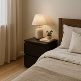 Spectra noćni ormarić sa dve fioke crni Cene