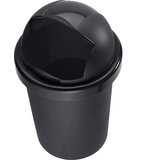 rothopro Koš za smeti Roll Bob, prostornina 30 l, od 2 kosov, črne barve, s pokrovom | Shoptok.si