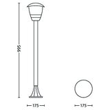 Philips 15383/31/16 - Spoljašnja lampa MYGARDEN CREEK 1xE27/60W/230V IP44 | Eponuda.com
