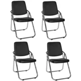 Set Konferenčnih Stolov Esto, Črna, 4-Delni