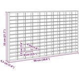 Ormar za izlaganje na zidu Bež 98 x 4 5 x 55 cm Konstruirano drvo | shoptok.hr