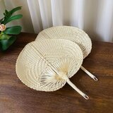 QOTSTEOS ročno izdelan komplet 2 bambusovih pahljač | Shoptok.si
