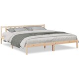 Dugi okvir kreveta bez madraca bijeli 200x210 cm od borovine | Eponuda.com