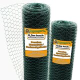 Aquagart 160 m šesterokotna mrežna ograja za piščance zajčja žica zajčja mreža zelena zajčja žica 50 cm, (22076353) | Shoptok.si