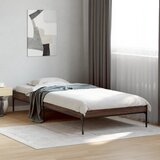  Okvir za krevet smeđi hrast 100x200cm konstruirano drvo i metal | shoptok.hr