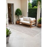 NORTHRUGS Sivo-slonokoščen zunanji in notranji tekač 80x250 cm Duet Liora – | Shoptok.si