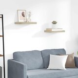  Plutajuće zidne police 2 kom boja hrasta 40 x 23 x 3,8 cm MDF | shoptok.hr