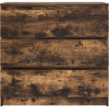  Komoda boja dimljenog hrasta 80x35x76 cm konstruirano drvo | shoptok.hr