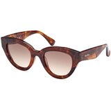 Max Mara Glimpse1 MM0077 53F ONE SIZE (50) Havana/Rjava | Shoptok.si