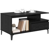 vidaXL Kava Stol Crni hrast 90 x 49 x 45 cm Konstruirano drvo | shoptok.hr