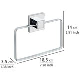 Wenko samostojeća kuka za ručnike Vakuum-Loc Ring, 33 kg opterećenja | shoptok.hr