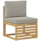  Set vanjskih sofa 8 pcs Bijela i svijetlosiva 59 x 59 x 37 cm | shoptok.hr