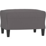  Trosjed s tabureom sivi 180 cm od umjetne kože Siva | shoptok.hr