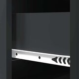  Predalna omara Črna 66 x 34,5 x 87 cm Inženirski les, (5000232544) | Shoptok.si