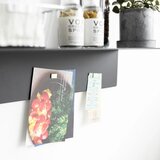 YAMAZAKI Črna kovinska polica 50 cm – | Shoptok.si