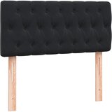 Box Spring krevet s madracem i LED crni 90x210 cm baršunasti | shoptok.hr