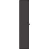 Ormarić Omarica za shranjevanje 2 pcs Črna 60 x 40 x 200 cm Jeklo, (5000152586) | Shoptok.si
