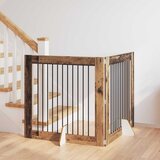  Vrata za pse s postoljem 2 pcs Staro drvo 100 x 100 cm | shoptok.hr