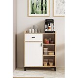 Hanah home višenamenski ormarić Pidas, 80 cm, hrast Sonoma / beli | Eponuda.com