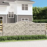  Lučne gabionske košare 15kom 400x50x140/160cm pocinčano željezo | shoptok.hr