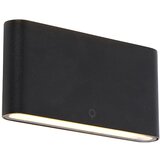 QAZQA Moderna zunanja stenska svetilka, črna, 17,5 cm, vključno z LED IP65 - Batt Cene