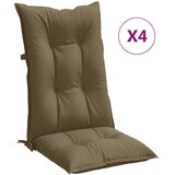  Jastuci za stolice 4 kom prošarano smeđesivi 120x50x7cm tkanina | shoptok.hr
