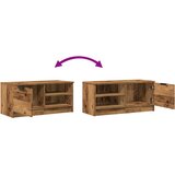 TV ormarić staro drvo 80x35x36,5 cm konstruirano drvo | shoptok.hr