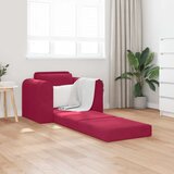  Krevet na razvlačenje Vinska crvena 98 x 71 x 83 cm Baršun | shoptok.hr