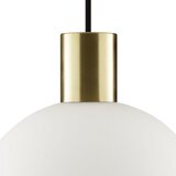 Brilliant Luster na sajli CONY 1xE27/20W/230V, prečnik 25 cm, mesing | Eponuda.com