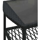  4-dijelni set vrtnih sofa od poliratana s jastucima crni | shoptok.hr
