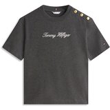 Tommy Hilfiger Majica siva / bela | Shoptok.si