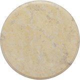 vidaXL Mizna plošča krem Ø 40x2,5 cm marmor | Shoptok.si
