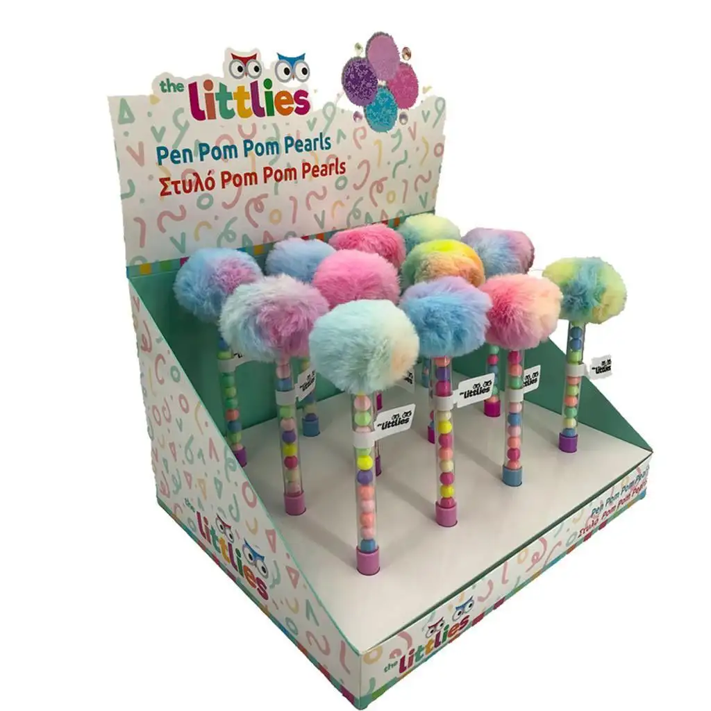 Luna The Littlies: Olovke s šarenim pomponima 1 komad | shoptok.hr