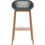  7-dijelni barski set crno-sivi - Crna i siva 6 | shoptok.hr