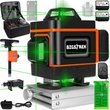 Bigstren 4D laserska libela 16 linija 360° – zeleni laser, samonivelirajuća, IP54 | shoptok.hr