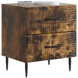  Nočna omarica Dimljen hrast 43 x 34,5 x 47,5 cm Inženirski les, (5000209401) | Shoptok.si