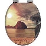  Toaletni pokrov s tiho zaporo Oranžna 44 x 38 cm MDF plošča, (5000208010) | Shoptok.si