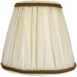  duolla - abažur za stonu i podnu lampu E27, prečnik 18,5 cm, krem/braon | Eponuda.com